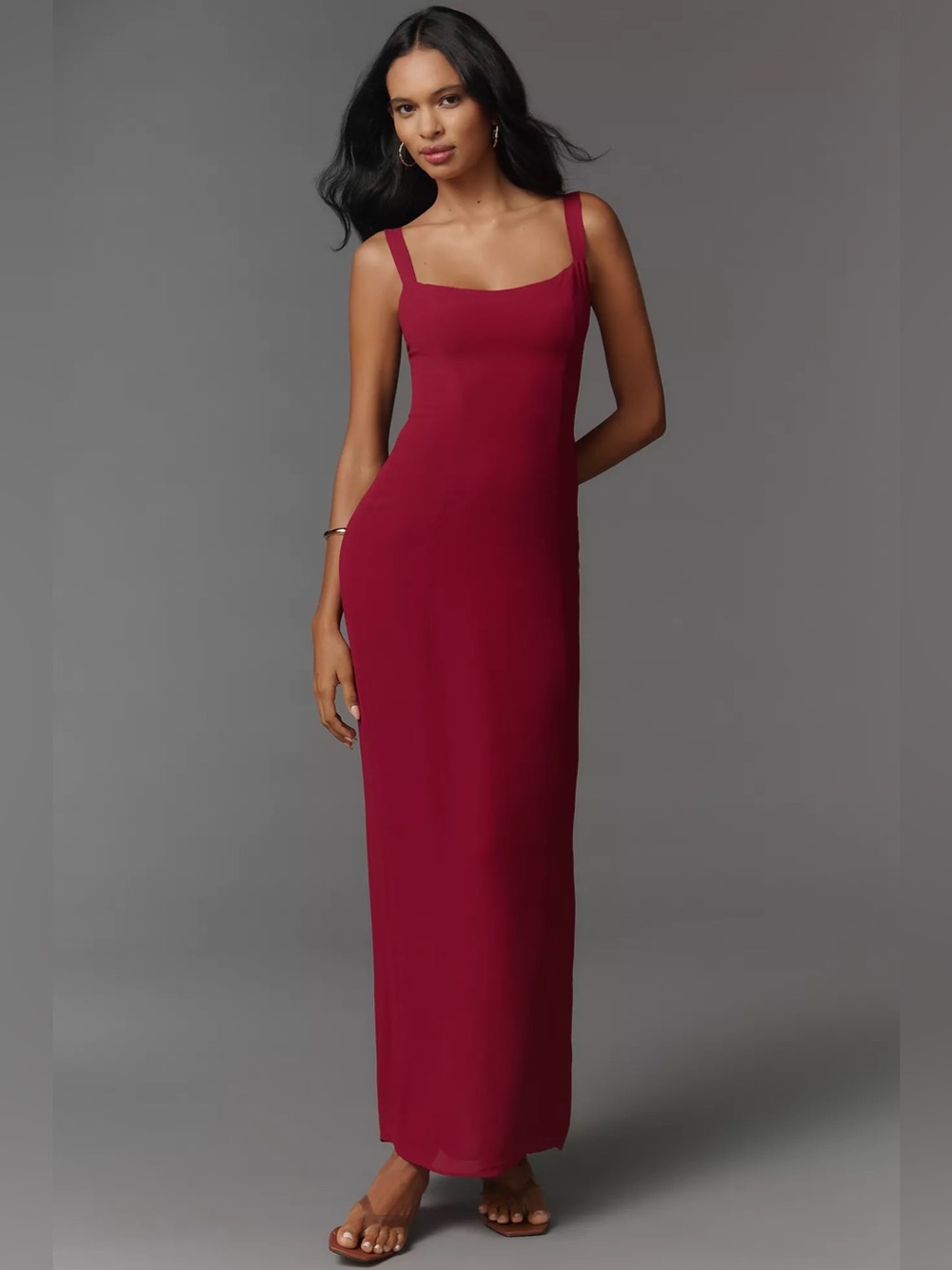 Reformation Chime Open-Back Maxi Dress